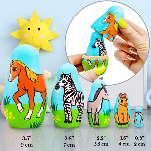 Russian Matryoshka Set 5 pcs - Image 3