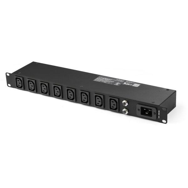 StarTech.com 1U 19" 8 Port Rack Mount PDU, IEC C13 Socket Rackmount Power Supply/ Strip, Horizontal Server Rack PDU 16A 240V