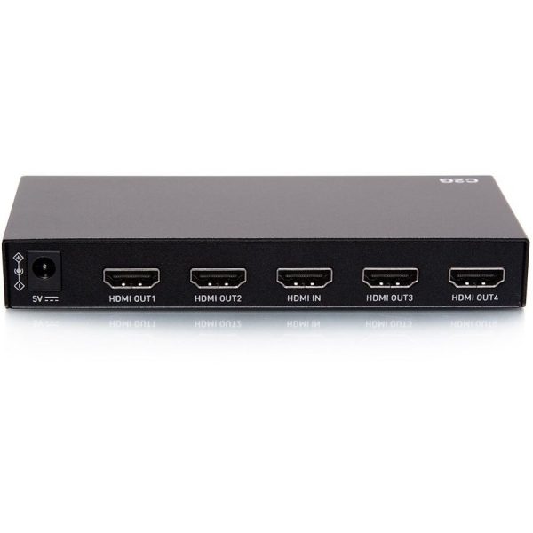C2G 4-Port HDMI Distribution Amplifier Splitter - 4K 60Hz - Image 4
