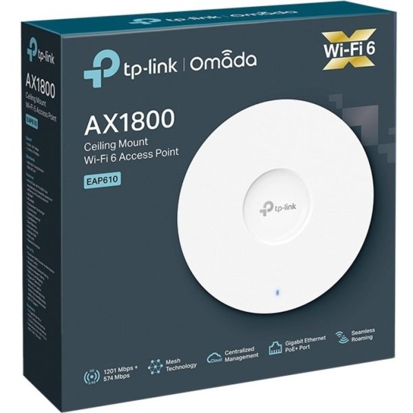 TP-Link EAP610_V1 - Omada Business WiFi 6 AX1800 Wireless Gigabit Access Point - Image 2