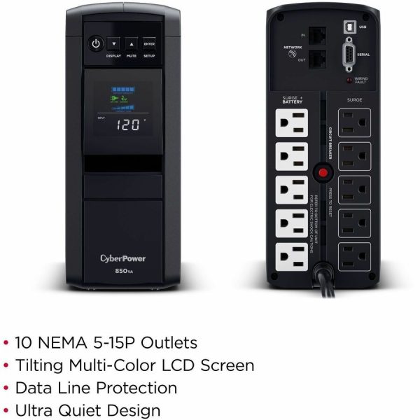 CyberPower CP850PFCLCD PFC Sinewave UPS Systems - Image 2
