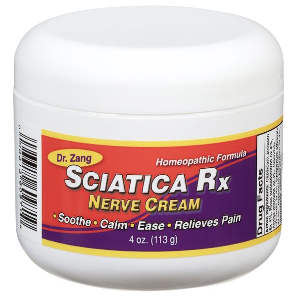Dr. Zang Sciatica Rx Nerve Cream Homeopathic Formula - 4 oz - Image 2