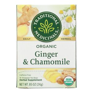 Traditional Medicinals Organic Golden Ginger Tea - Case of 6 - 16 Bags