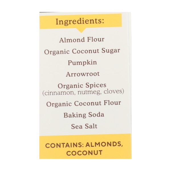 Simple Mills Almond Flour Pumpkin Muffin and Bread Mix - Case of 6 - 9 oz.