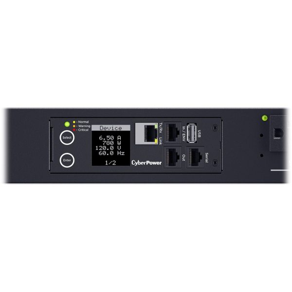 CyberPower PDU41102 Single Phase 100 - 120 VAC 30A Switched PDU - Image 3