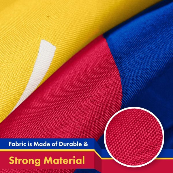 Philippines (Philippine) Flag | 3x5 feet | Printed 150D, Indoor/Outdoor, Vibrant Colors, Brass Grommets, Quality Polyester, Much Thicker More Durable Than 100D and 75D Polyester - Image 4
