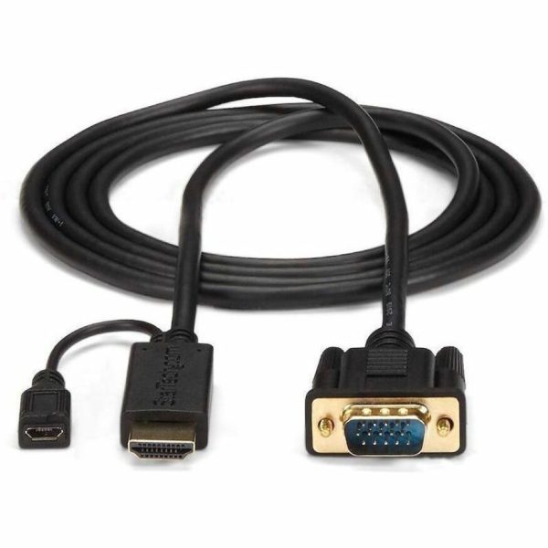 StarTech.com HDMI to VGA Cable - 6 ft / 2m - 1080p - 1920 x 1200 - Active HDMI Cable - Monitor Cable - Computer Cable - Image 6