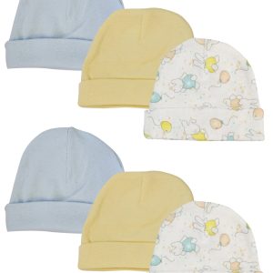 Boys Baby Caps (pack Of 6) Nc_0263