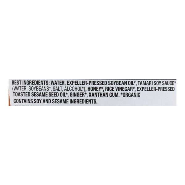 Annie's Naturals Vinaigrette Organic Sesame Ginger - Case of 6 - 8 fl oz. - Image 2