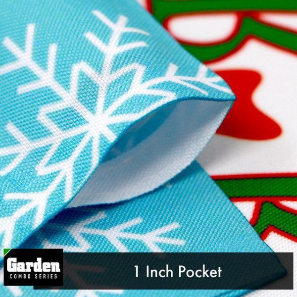 G128 Combo Pack: Garden Flag Stand Black 36x16 Inch & Garden Flag Merry Christmas Penguin with Candy Cane 12x18 Inch - Image 4