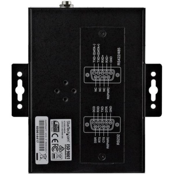 StarTech.com USB to RS232/RS485/RS422 4 Port Serial Hub Adapter - Industrial Metal USB 2.0 to DB9 Serial Converter - Din Rail Mountable - Image 7