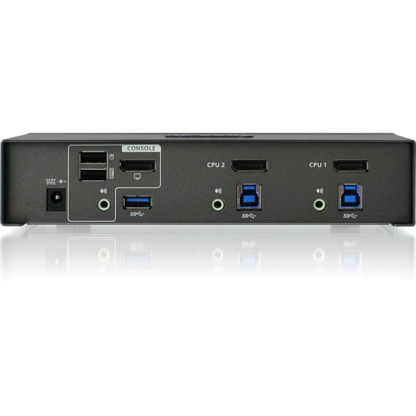 IOGEAR 2-Port DisplayPort KVMP Switch with USB 3.0 Hub (TAA Compliant) - Image 2
