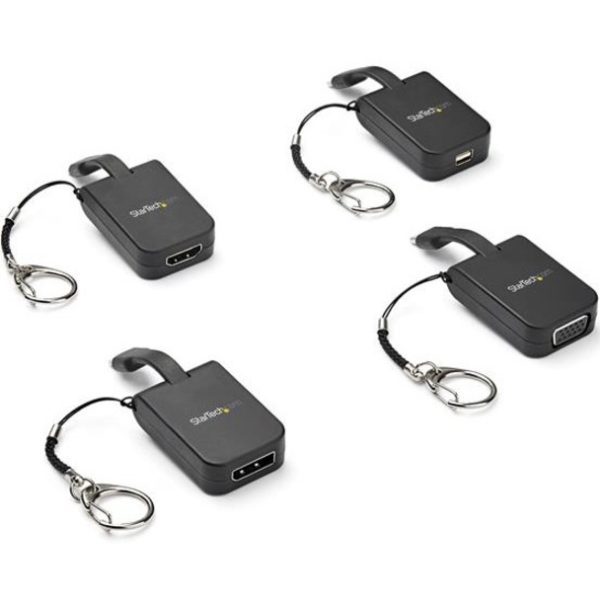 StarTech.com Compact USB C to HDMI Adapter - 4K 30Hz USB Type-C to HDMI Video Display Converter w/ Keychain Ring- Thunderbolt 3 Compatible - Image 8