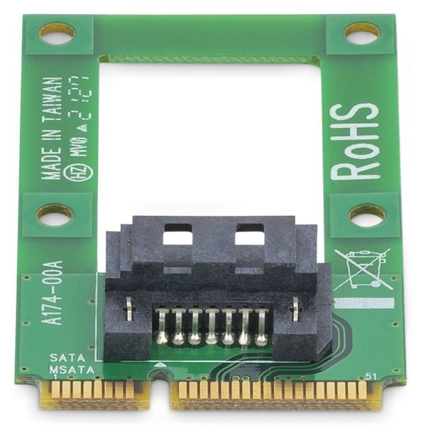 StarTech.com mSATA to SATA HDD / SSD Adapter â€" Mini SATA to SATA Converter Card - Image 3