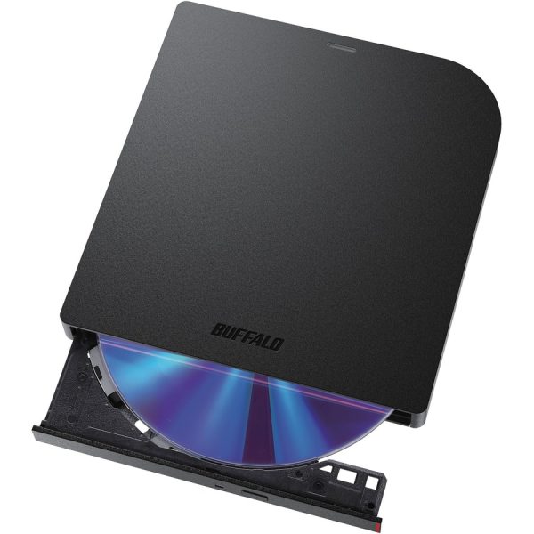 Buffalo MediaStation BRXL-PUS6U3B Portable Blu-ray Writer - External - TAA Compliant - Image 2