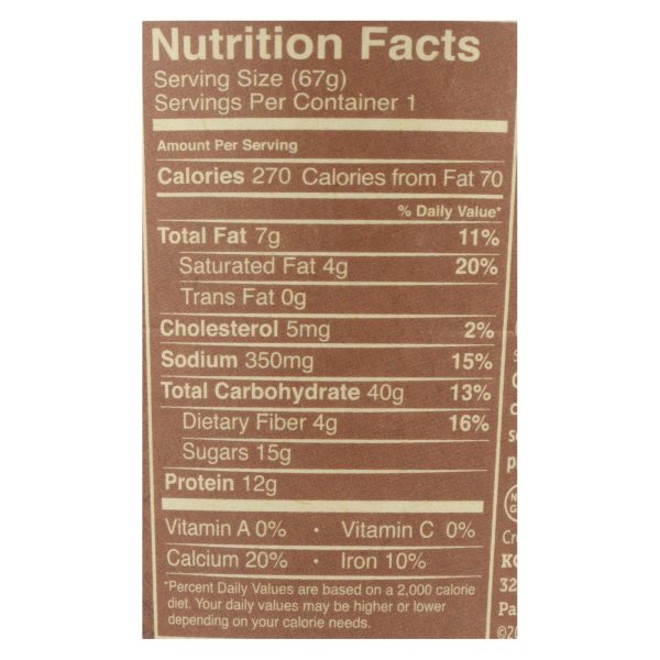 Kodiak Cakes - Muffin Powercup Chocolate Chip - Case of 12-2.36 OZ
