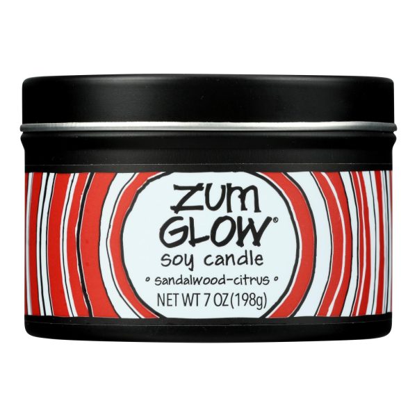 Zum - Candle Soy Sndlwd Citrus - 1 Each-7 OZ