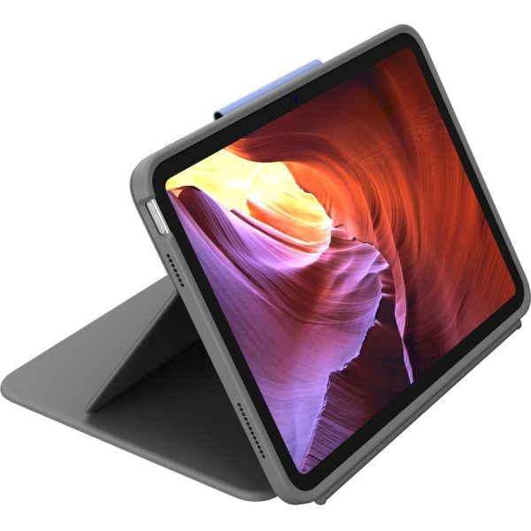 Logitech Rugged Folio Rugged Keyboard/Cover Case (Folio) for 10.9" Apple, Logitech iPad (10th Generation) Tablet - Graphite - Image 4