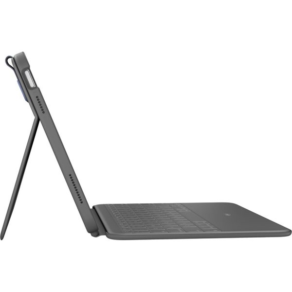 Logitech Rugged Folio Rugged Keyboard/Cover Case (Folio) for 10.9" Apple, Logitech iPad (10th Generation) Tablet - Graphite - Image 11