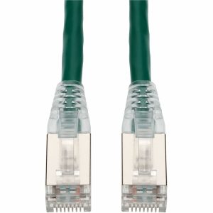AddOn 40ft Green CAT 6 Shielded PVC Ethernet Cable Snagless Bubble Boot RJ-45 M/M