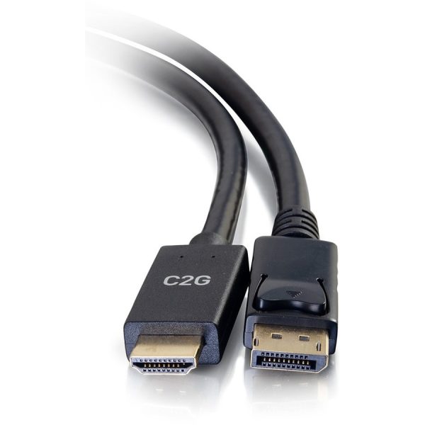 C2G 10ft DisplayPort to HDMI Cable - DP to HDMI Adapter Cable - DisplayPort 1.2a HDMI 1.4b - 4K 30Hz - M/M - Image 4