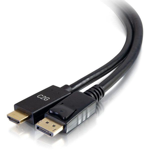 C2G 10ft DisplayPort to HDMI Cable - DP to HDMI Adapter Cable - DisplayPort 1.2a HDMI 1.4b - 4K 30Hz - M/M - Image 5