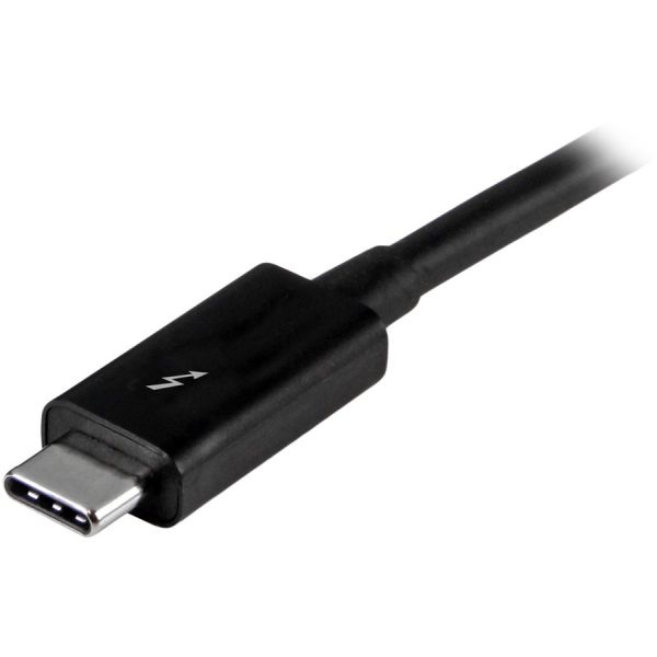 StarTech.com 1m (3.3ft) Thunderbolt 3 Cable, 20Gbps, 100W PD, 4K Video, Thunderbolt-Certified, Compatible w/ TB4/USB 3.2/DisplayPort - Image 2