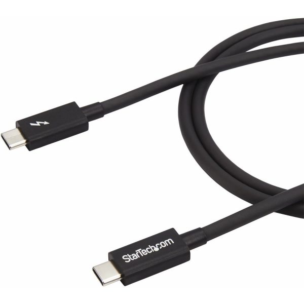StarTech.com 1m (3.3ft) Thunderbolt 3 Cable, 20Gbps, 100W PD, 4K Video, Thunderbolt-Certified, Compatible w/ TB4/USB 3.2/DisplayPort - Image 4