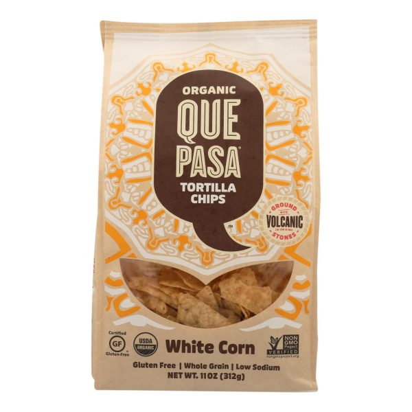 Que Pasa - Tortilla Chips White - Case of 6-11 OZ - Image 2