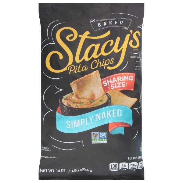 Stacy's Pita Chips - Pita Chips Simply Naked - Case of 6-16 Ounces - Image 3