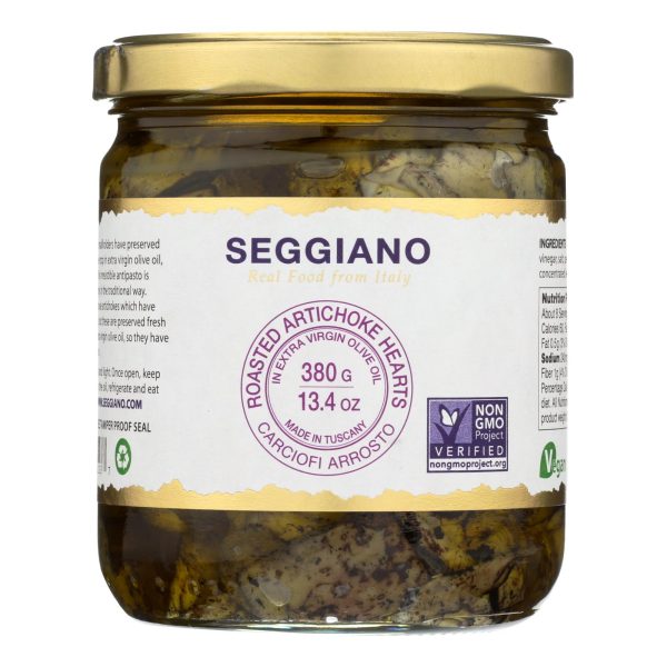 Seggiano Carciofi Arrosto Roasted Artichoke Hearts  - Case of 6 - 13.4 OZ - Image 2