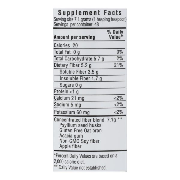 Yerba Prima Daily Fiber Formula - 12 oz - Image 2