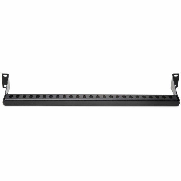 StarTech.com 1U Horizontal Cable Management Bar w/Adjustable Depth, 19" Rack-Mountable Lacing Bar For Organized Racks/Cabinets/Patch Panel - Image 3