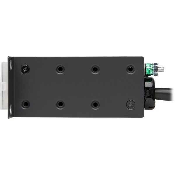 Eaton Tripp Lite Series 1U Rack-Mount Power Strip, 120V, 15A, 5-15P, 12 Right-Angle 5-15R Outlets (6 Front-Facing, 6 Rear-Facing), 15 ft. (4.57 m) Cord - Image 4