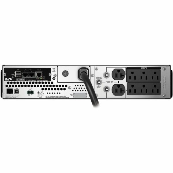 APC Smart-UPS, Line Interactive, 2200VA, Rackmount 2U, 120V, 6x NEMA 5-15R+2x NEMA 5-20R outlets, Network Card, AVR, LCD - Image 5