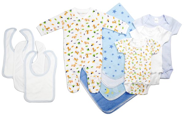 Newborn Baby Boy 11 Pc  Baby Shower Gift Set Ls_0022