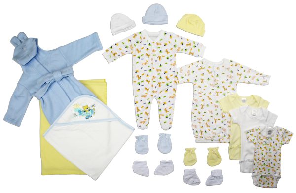 Newborn Baby Boys 15 Pc  Baby Shower Gift Set Ls_0114