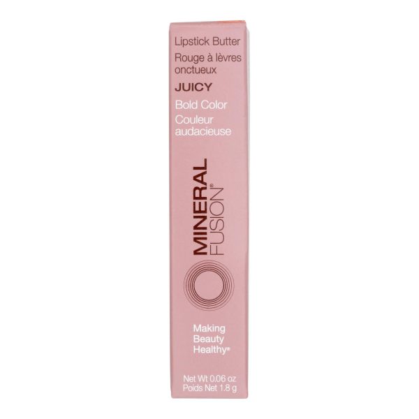 Mineral Fusion - Mkup Lipstick Buter Juicy - 1 Each-.06 OZ - Image 2