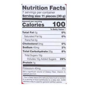 Panda Licorice - Licorice Strawberry Chews - Case of 8-7 OZ