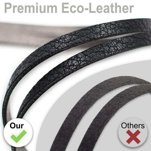 Eyeglasses Holder Strap Cord   PREMIUM ECO LEATHER Eyeglasses String Holder Chain Necklace   Glasses Cord Lanyard   Eyeglass Retainer - Image 6