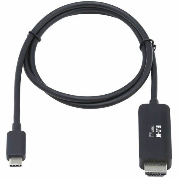 Eaton Tripp Lite Series USB-C to HDMI Adapter Cable (M/M), 4K, 4:4:4, Thunderbolt 3 Compatible, Black, 3 ft. (0.9 m) - Image 2