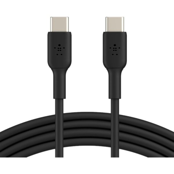 Belkin 60W USB-C to USB-C Cable - 480 Mbps - PVC - M/M - 1m/3.3ft - Black - Image 5