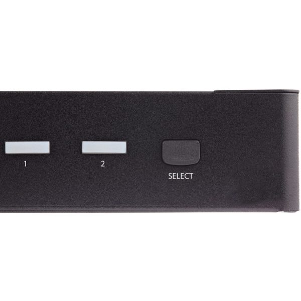 StarTech.com 2 Port HDMI KVM Switch 4K 60Hz UHD HDR, HDMI 2.0 Single Monitor, 2 Port USB 3.0 Hub, 4x USB HID, Audio, Hotkey Switching, TAA - Image 3