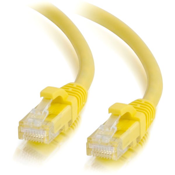 C2G 1ft Cat6 Unshielded Ethernet Cable - Cat 6 Network Patch Cable - Yellow - Image 3