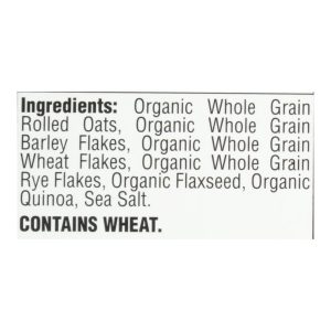 Better Oats Organic Instant Multigrain Hot Cereal - Bare - Case of 6 - 11.8 oz.