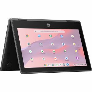 HP Fortis G5 11.6" Touchscreen Convertible 2 in 1 Chromebook - HD - Intel N-Series N100 - 4 GB - 32 GB Flash Memory - English Keyboard - Jack Black