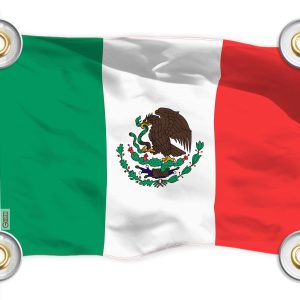 G128 Mexico Mexican Flag | 3x5 Ft | LiteWeave Pro Series Printed 150D Polyester, 4 Corner Brass Grommets | Country Flag, Vibrant Colors, Perfect For Balcony, More Durable Than 100D 75D Polyester