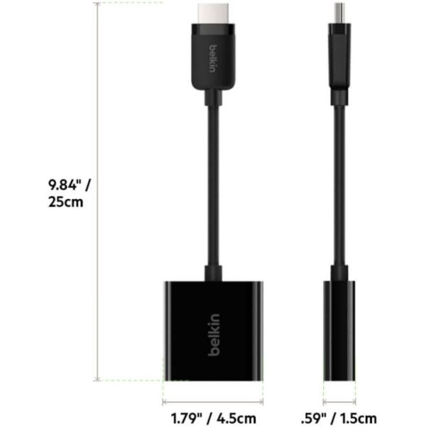 Belkin HDMI to VGA Video Adapter Converter with Audio - 1920x1080 - Image 7