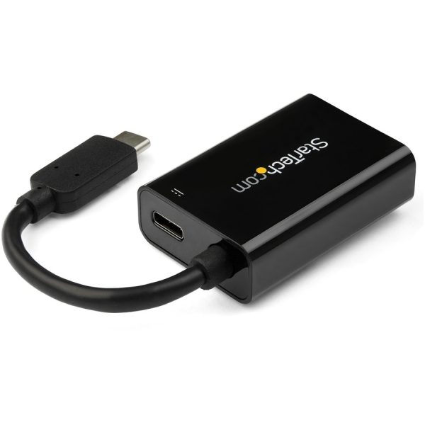 StarTech.com USB C to VGA Adapter with 60W Power Delivery Pass-Through - 1080p USB Type-C to VGA Video Converter w/ Charging - Black - Image 2