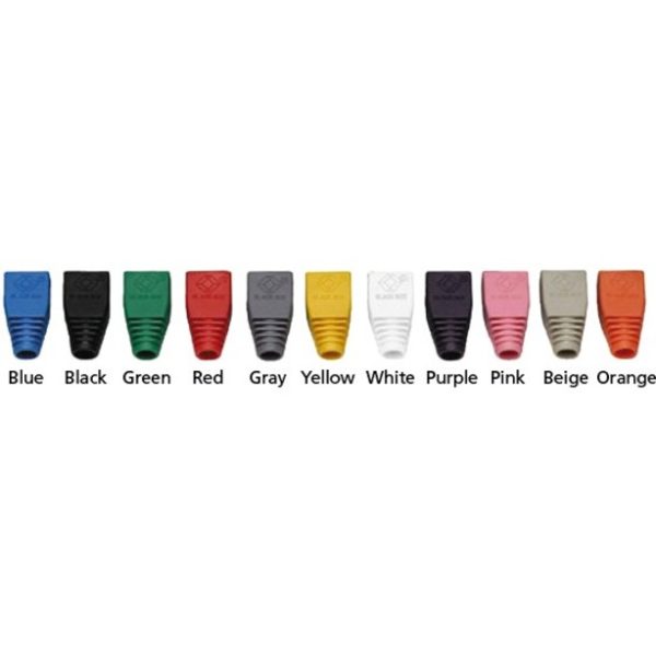 Black Box Snagless Cable Boot - Blue, 50-Pack - Image 2